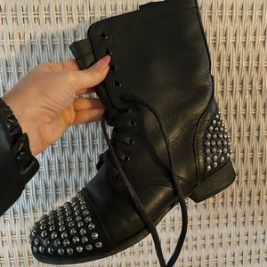 Steve Madden Studded Combat Boots